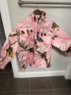 Realtree Pink Camo Insulated Girls' Puffer Jacket